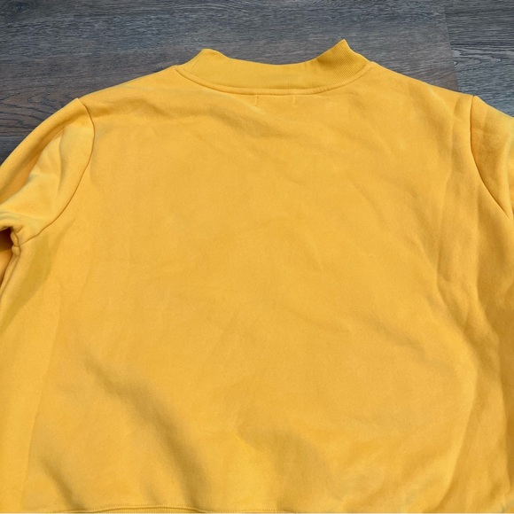 PARKE Varsity Mockneck Sweatshirt Apricot L/XL Oversized Unisex - Picture 8 of 9